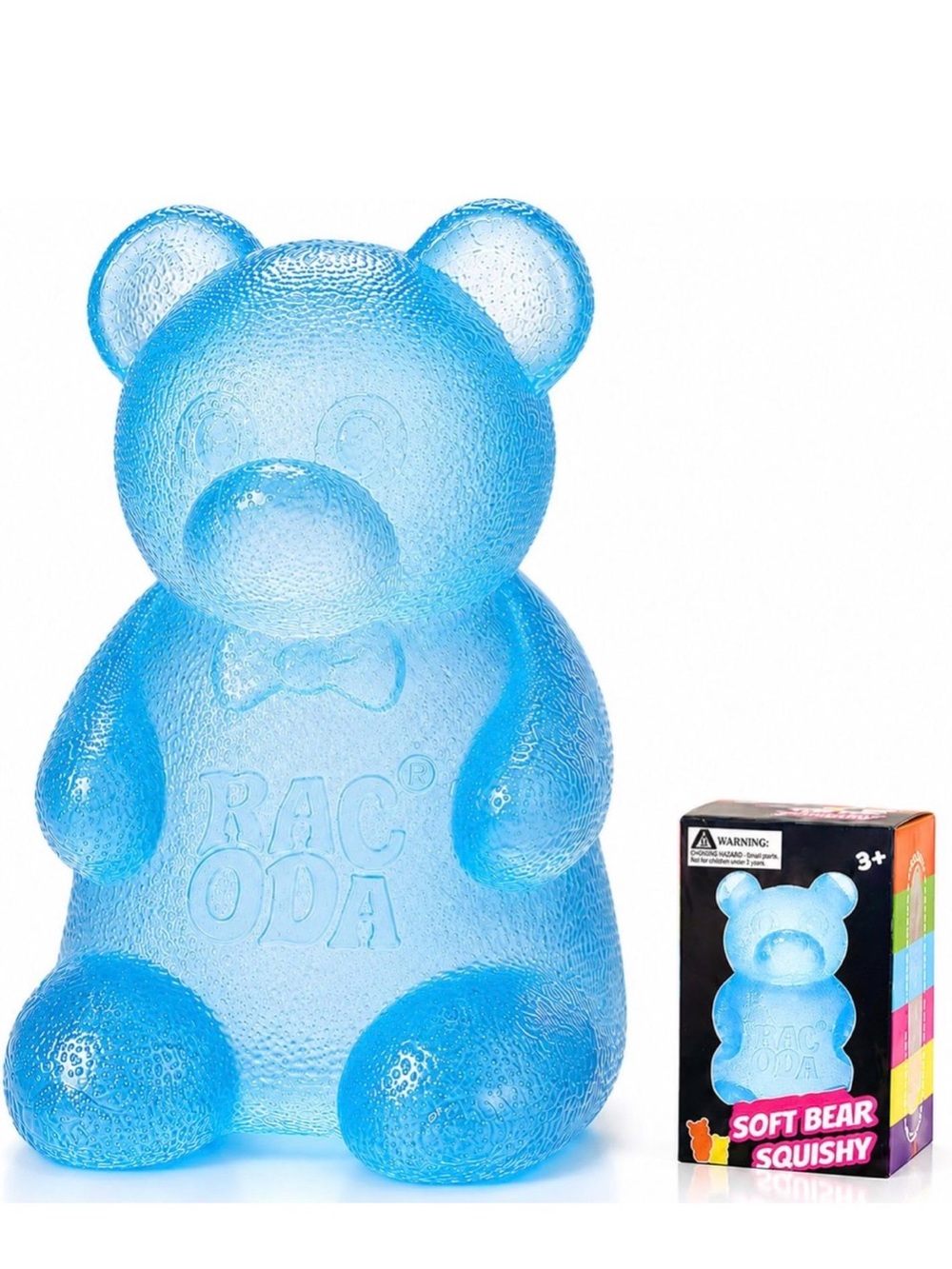 Blue Soft Bear Squishy Toy - Kids Toys